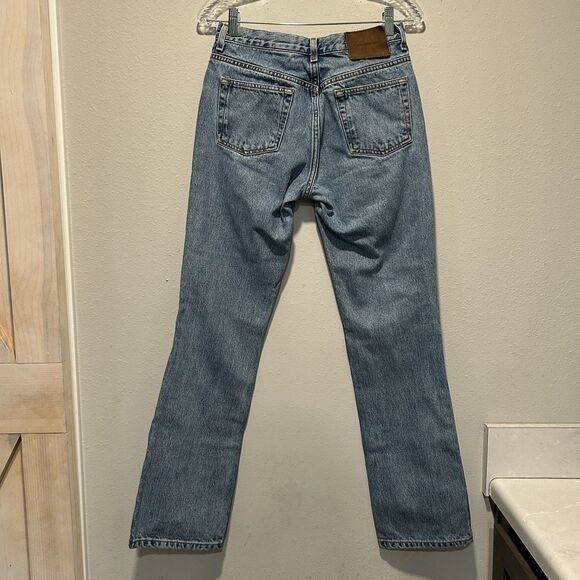 Calvin Klein Womens Jeans 5 Bootcut Y2K Double Stone Wash Mid Rise Blue - Picture 5 of 16